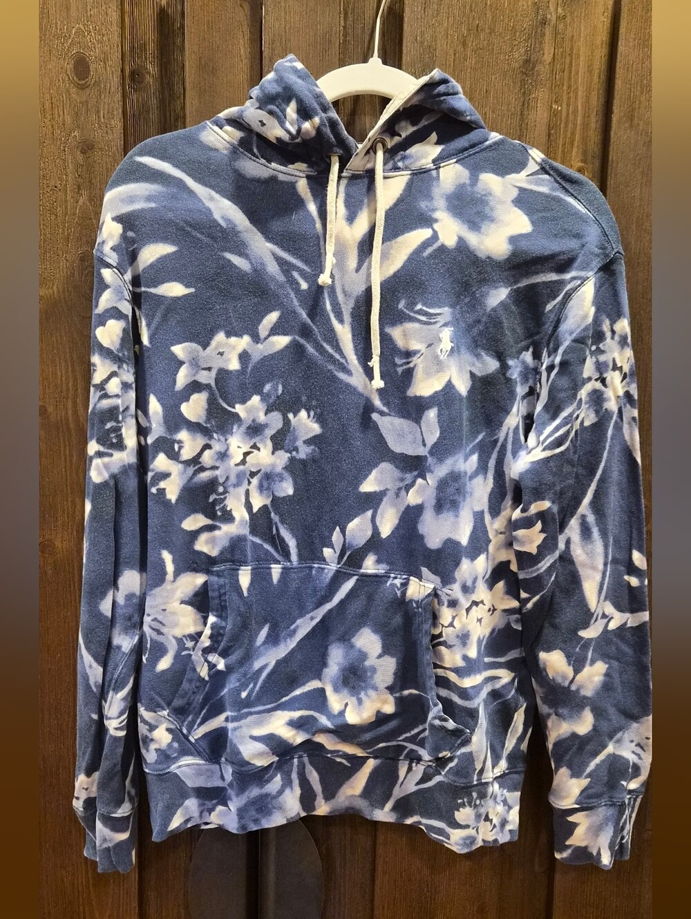 Polo by Ralph Lauren Blue & White Floral Hoodie